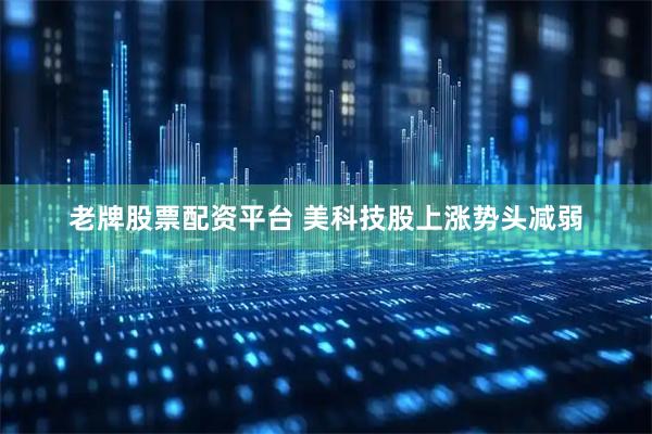 老牌股票配资平台 美科技股上涨势头减弱